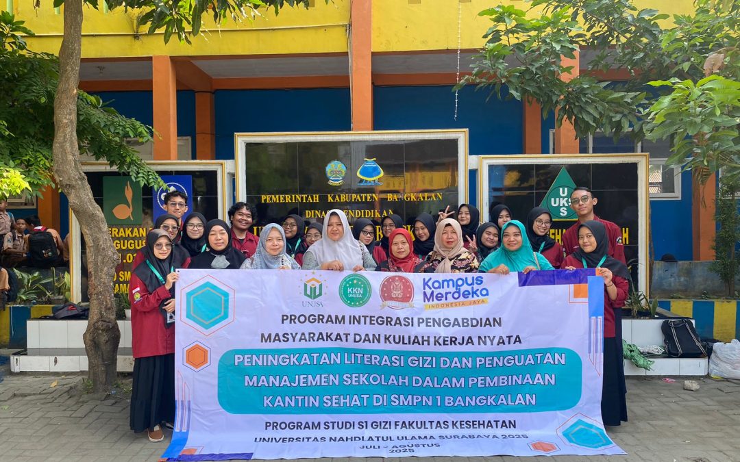 KKN Gizi Unusa Fokus Peningkatan Literasi Gizi Dan Pembinaan Kantin Sehat di SMPN 1 Bangkalan