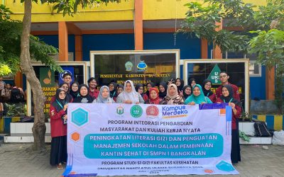 KKN Gizi Unusa Fokus Peningkatan Literasi Gizi Dan Pembinaan Kantin Sehat di SMPN 1 Bangkalan
