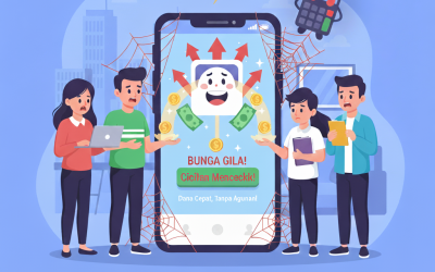 Mengatasi Resiko Pinjaman Online Melalui Literasi Berbasis Web oleh UNUSA