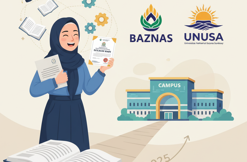 Cerita Mahasiswa Unusa Lolos Beasiswa Cendekia BAZNAS 2025, Membuka Peluang Baru dengan Pendidikan Berkualitas