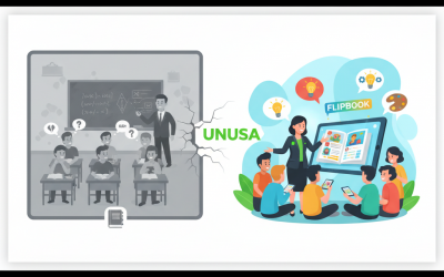 Metode Konvensional Membatasi Kreativitas, Dosen Unusa Tawarkan Solusi Flipbook Digital