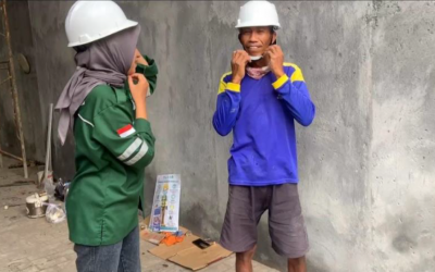 Edukasi Interaktif Tingkatkan Kesadaran Pekerja Konstruksi Pentingnya Penggunaan APD