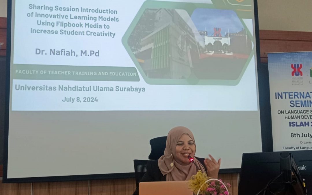 Dosen FKIP UNUSA Jadi Narasumber Sharing Session Internasional di UMK Malaysia: Dorong Inovasi Pembelajaran Digital