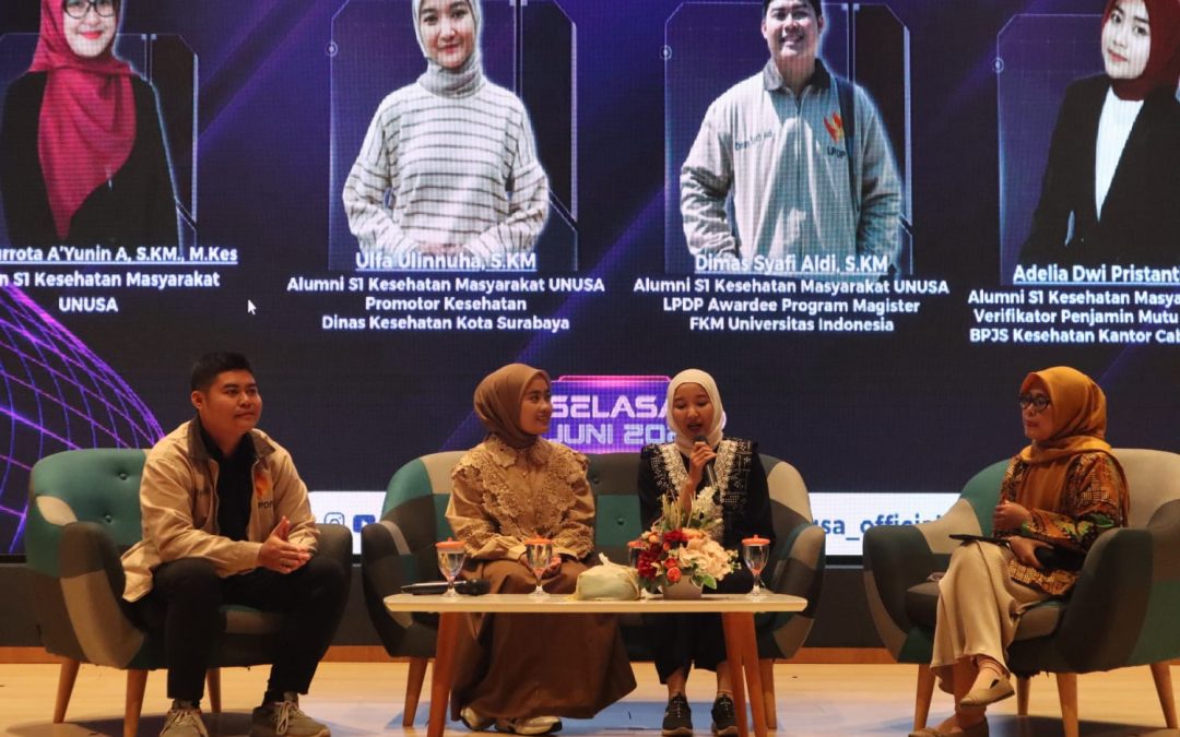 Peluang Karir Kesehatan Masyarakat Terbuka Luas, Alumni UNUSA Bagikan Pengalaman Kerja